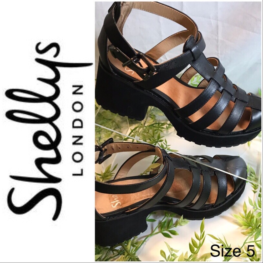 🍂Shelly’s London Fisherman Platform Heeled Sandal